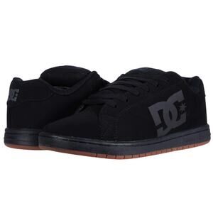 DC Mens Gaveler Low Top Skate Shoes Size 12.5 Black Casual Sneaker NWOB